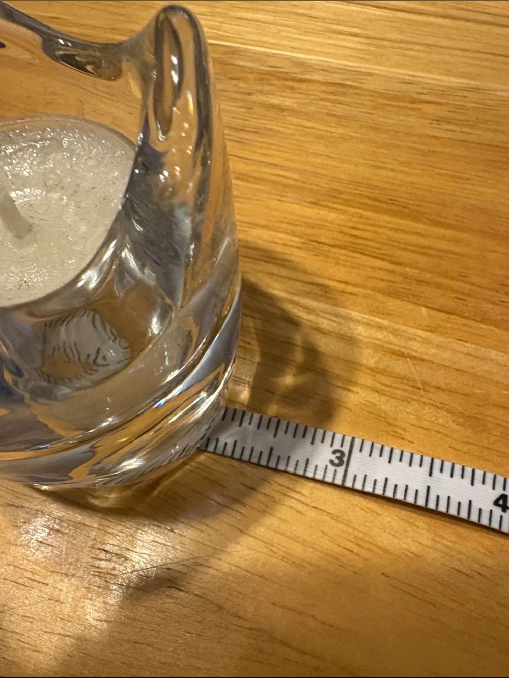 IKEA Clear Glass Tealight Holders - Trio